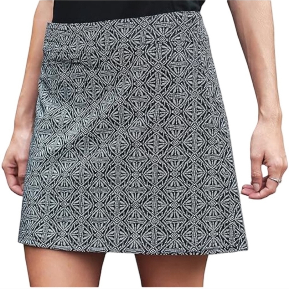 RipSkirt Hawaii Skirt Black Pearl Batik Adjustable Waist Length 1 Size M